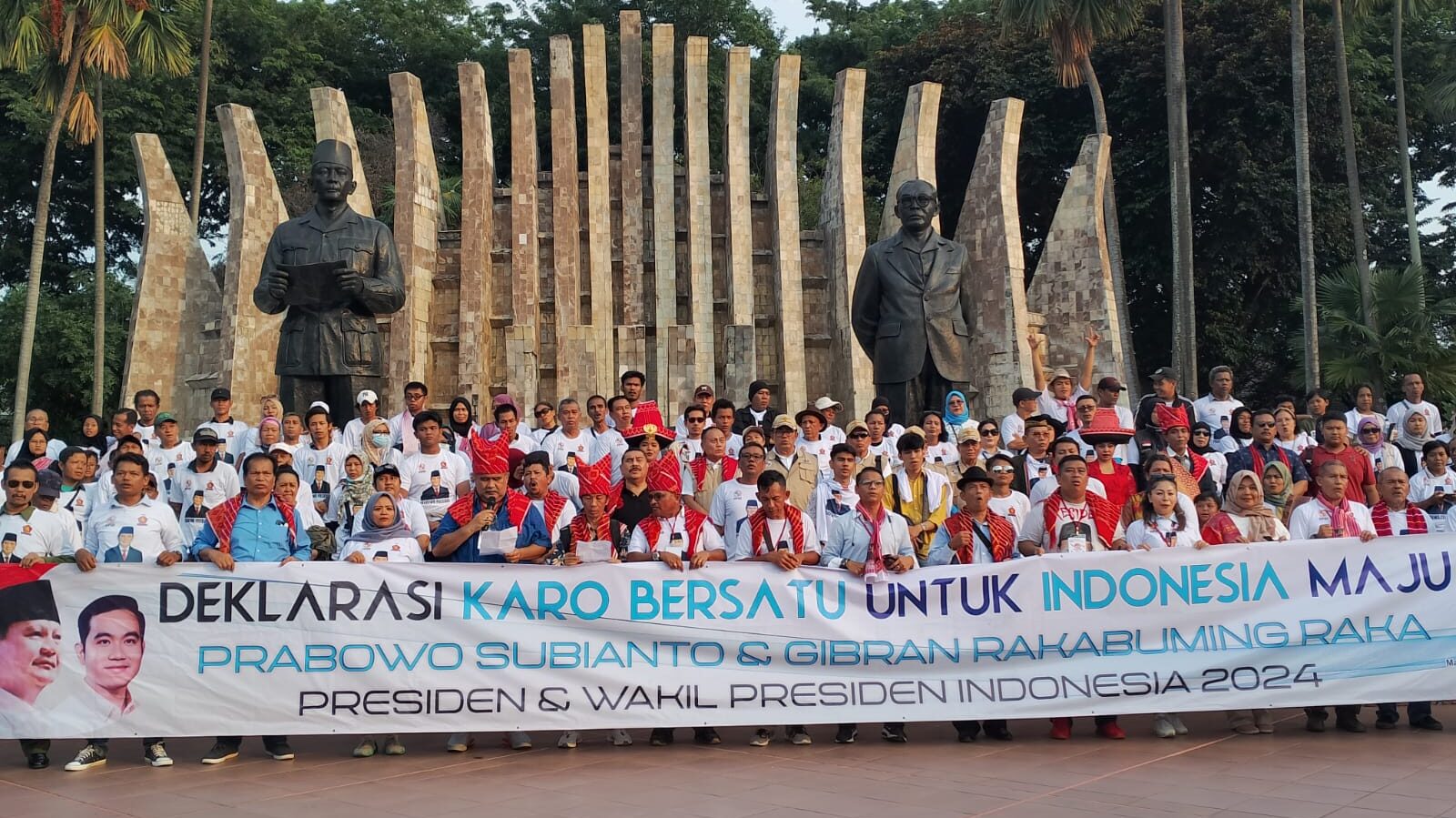 Gerakan Karo Bersatu Deklarasikan Prabowo Subianto Gibran Rakabuming Raka Dukung di Pilpres 2024