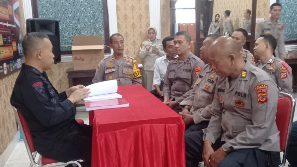 Polres Majalengka Ikuti Supervisi Operasi Mantap Brata 2023-2024 dari SOPS Mabes Polri di Polres Cirebon Kota