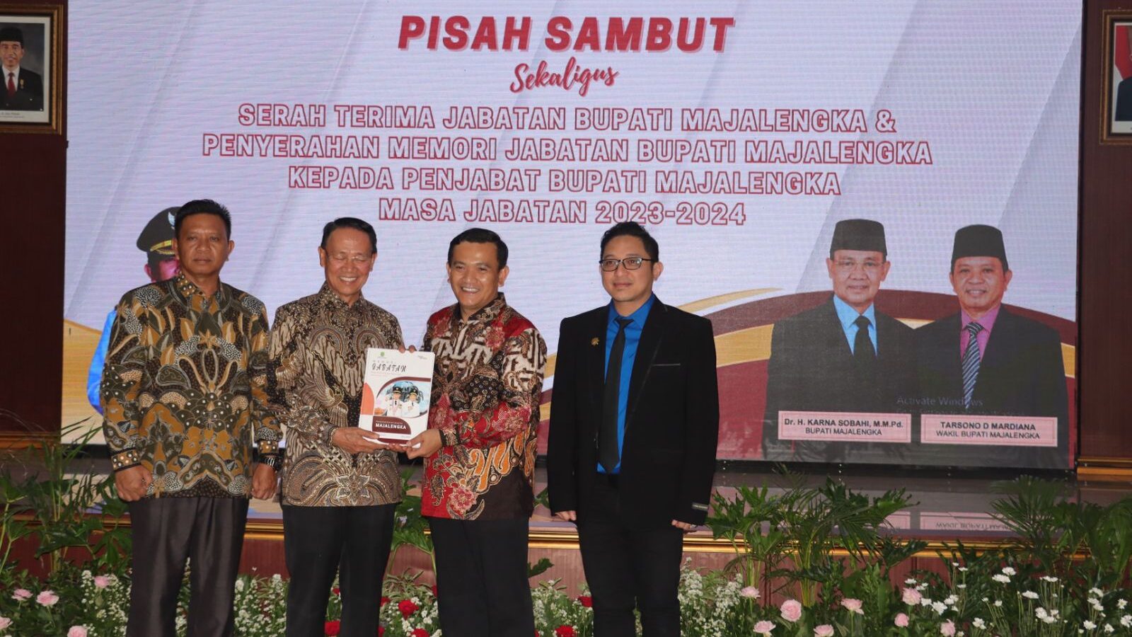 Pisah Sambut dan Serah Terima Jabatan Bupati Majalengka 2018-2023 kepada Pejabat Bupati Majalengka