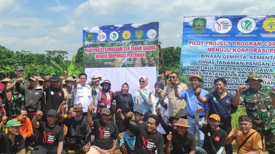 Kementerian Pertanian (Kementan) Bersama Gempita Genjot Penanaman Jagung di Subang Jabar