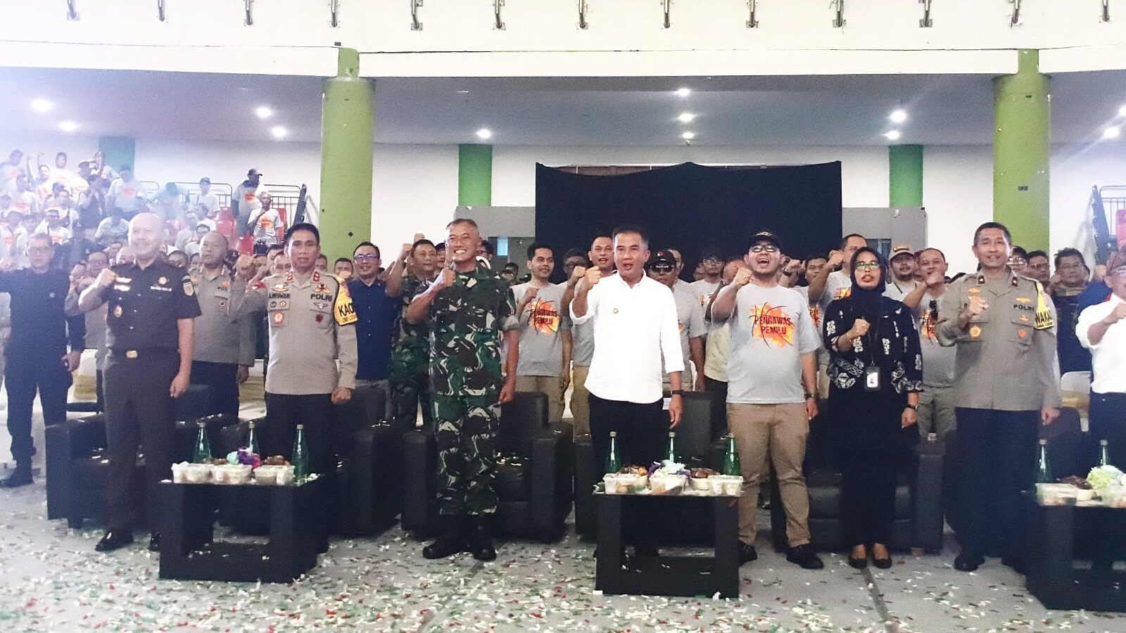 Apel Siaga Dan Sinergi Pengawasan Kesiapan Patroli Masa Tenang dan Doa Bersama Untuk Pemilu 2024