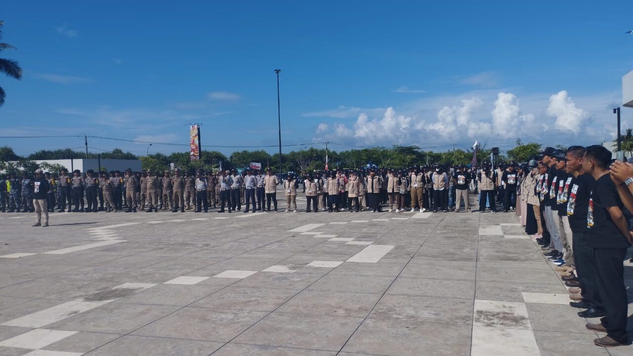 Apel Siaga Deklarasi Pemilu Damai Digelar Bawaslu Kabupaten Pangandaran