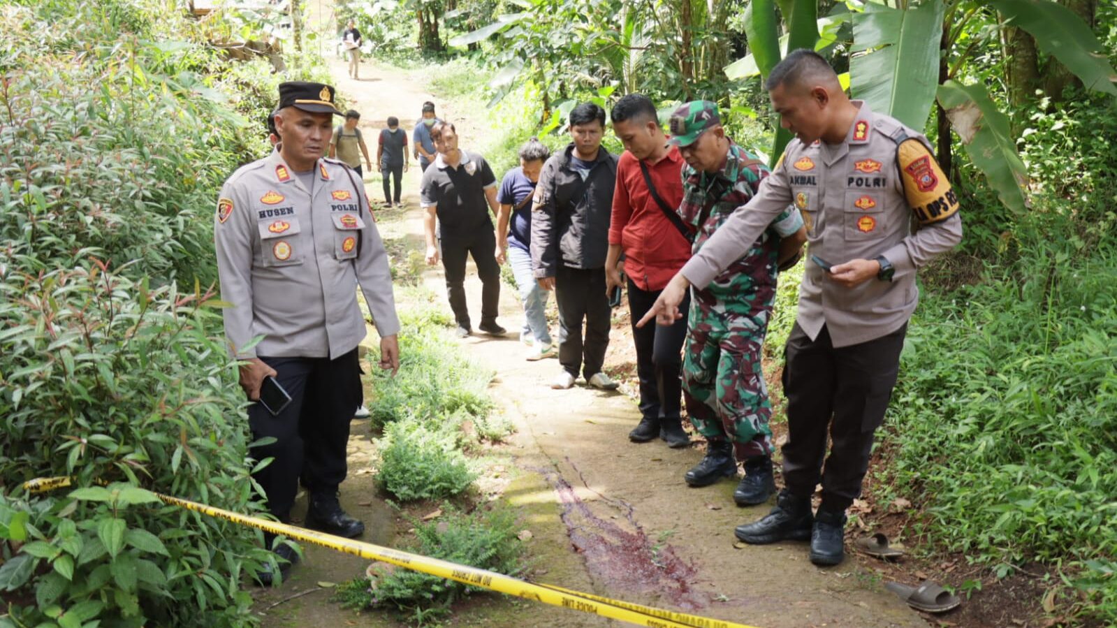 Kapolres Ciamis Pimpin Langsung Proses Olah TKP Terduga Suami di Rancah Mutilasi Sang Istri