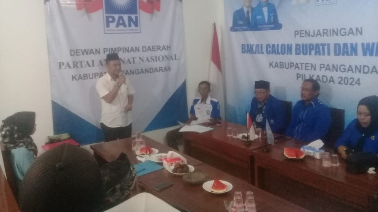 Secara  Resmi Dr Triadi Rd. Amd Mendaftar Sebagai Bakal Calon Bupati Pangandaran Melalui DPD PAN 