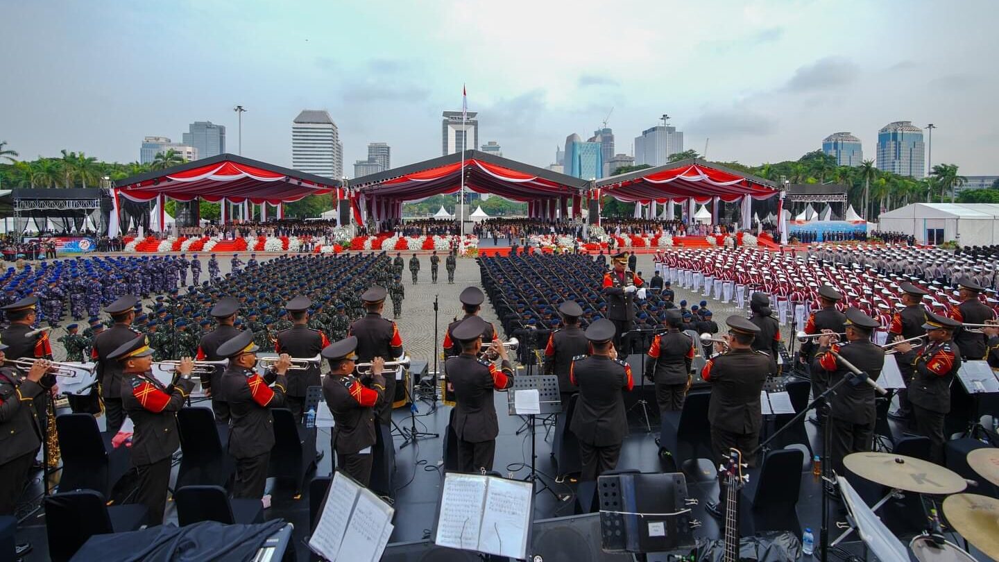 Kapolri Segenap Bhayangkara Negara Mengucapkan Terima Kasih dan Apresiasi Setinggi-Tingginya Atas Kehadiran Bapak Presiden dan Wakil 