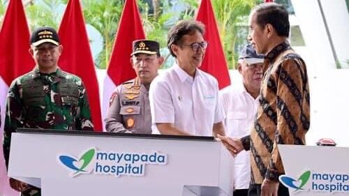 Panglima TNI Dampingi Presiden RI Resmikan RS Mayapada di IKN