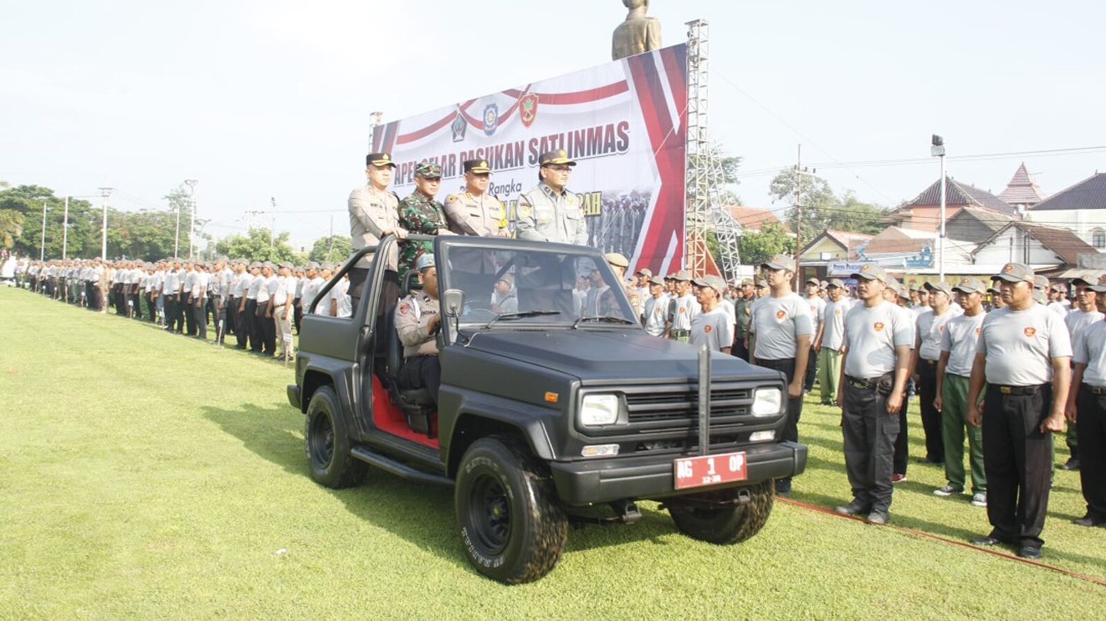 Forkopimda Dan Forkopimcam Blitar Ikuti Apel Gelar Linmas Di Pemkab Blitar Persiapan Pilkada 2024